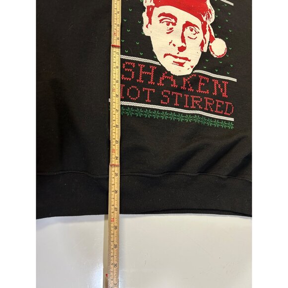 Men's Champion Eco The Office Michael eggnog Christmas sweatshirt size L Black - Picture 8 of 10